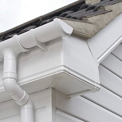 white fascia and soffit could be considered the classic choice
