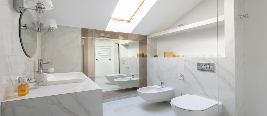Half-wall Panelling Design Ideas for your Bathroom