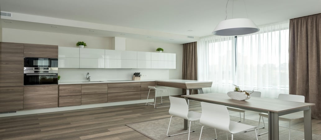 Do Wall Panels Work in an Open Plan Kitchen Dining Living Room?
