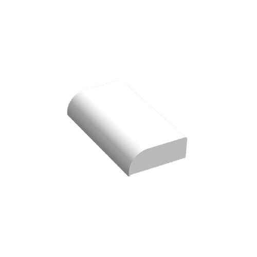 Brilliant White 9mm x 25mm Pencil Round Fillet (5m)