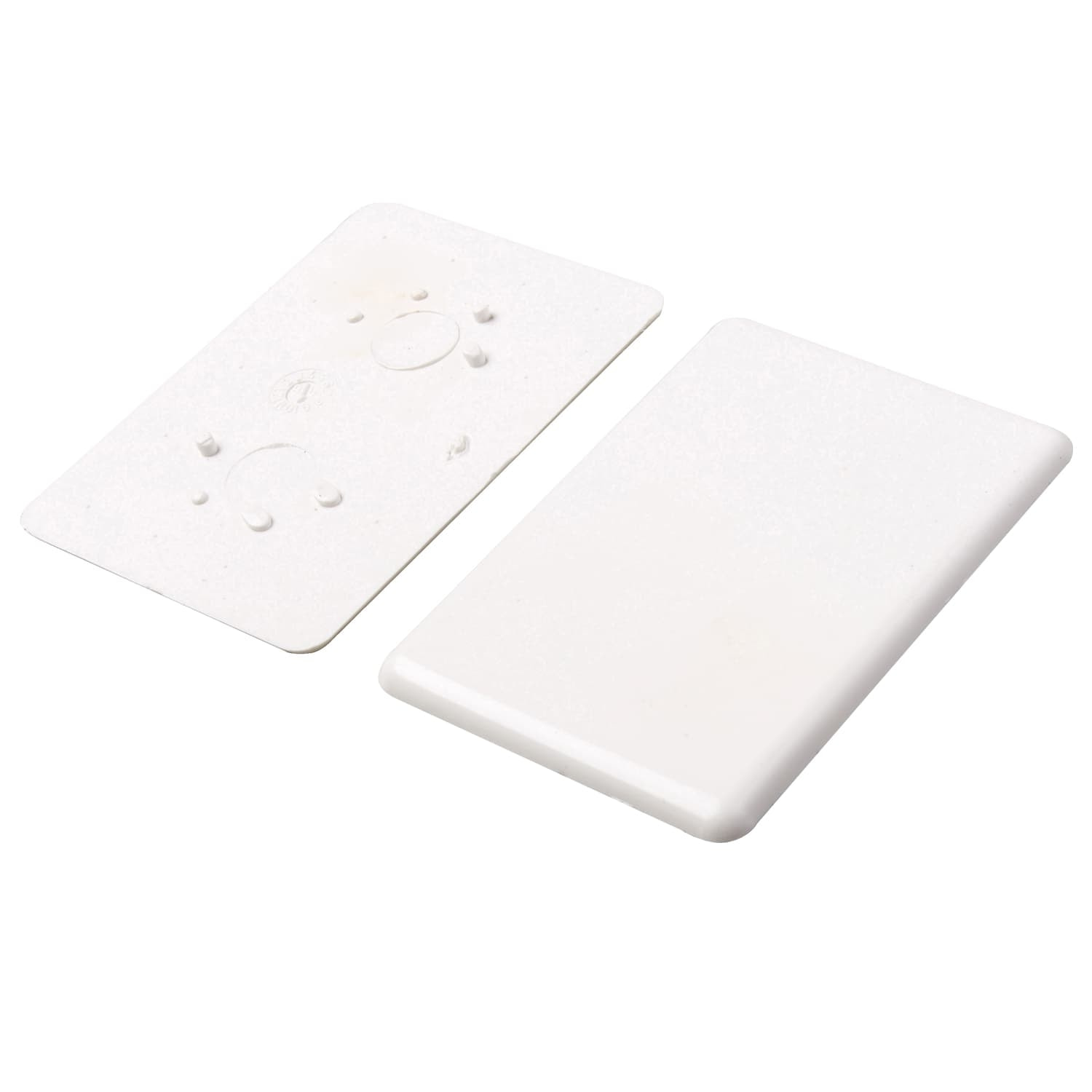 Brilliant White Square  50mm End Cap (9mm or 16mm boards)