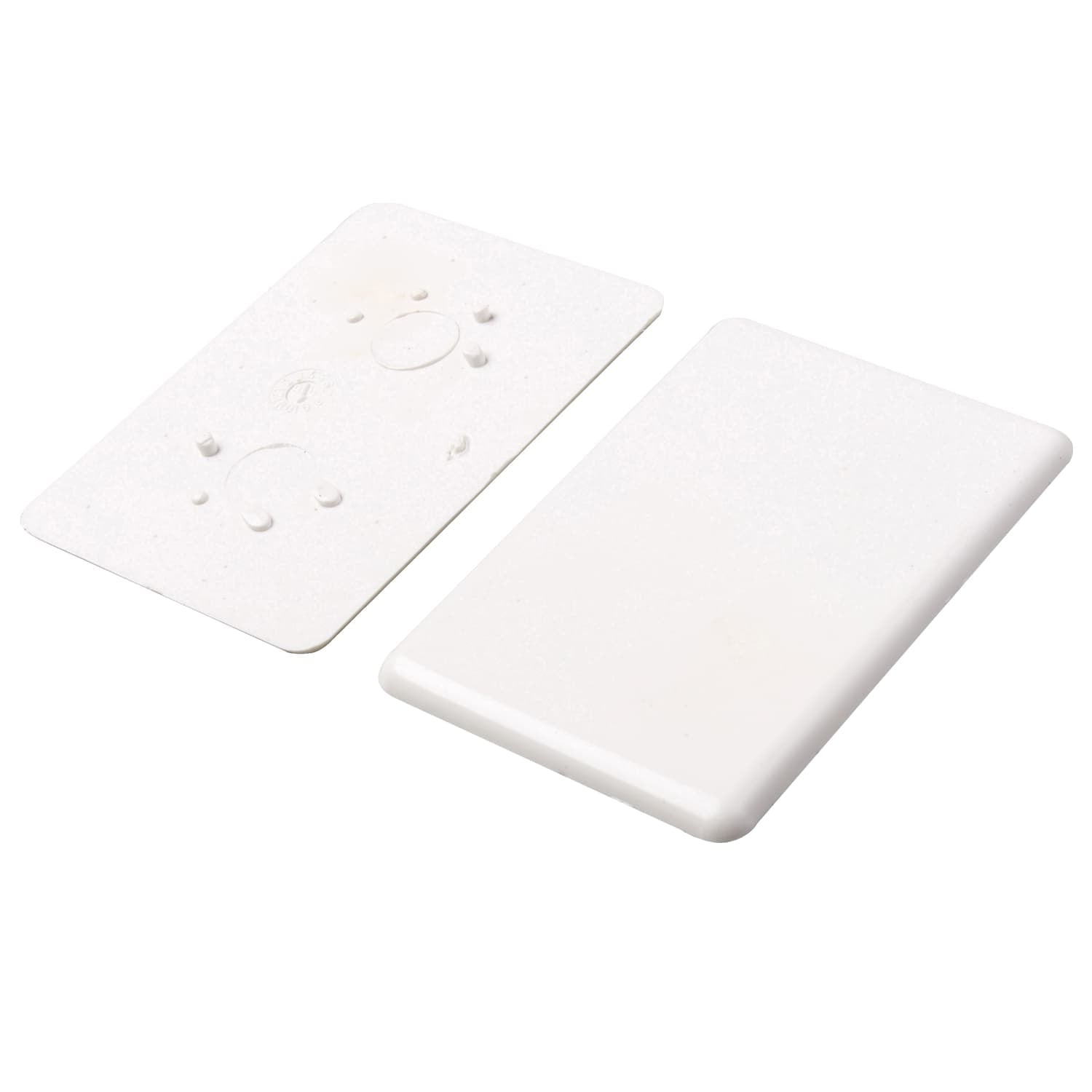 Brilliant White Square 50mm End Cap (9mm or 16mm boards) Brilliant White Square 50mm End Cap (9mm or 16mm boards)