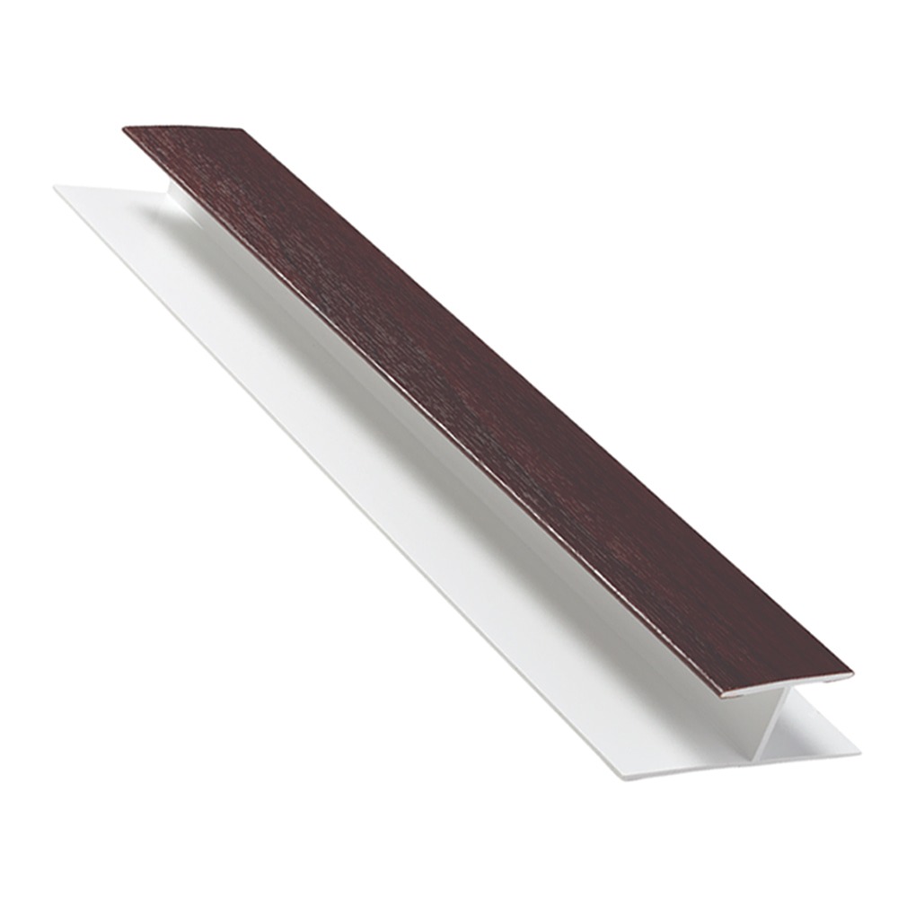 Rosewood Cover Joint / H Trim (5m) Rosewood Cover Joint / H Trim (5m)