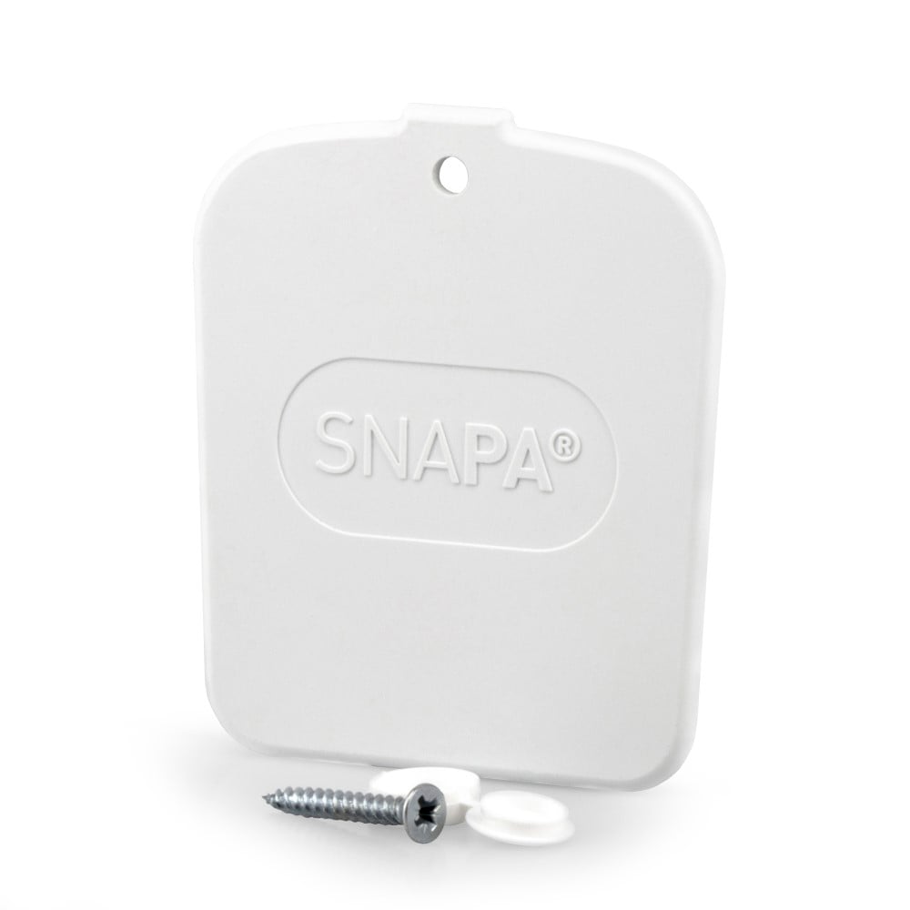 Snapa Bar Endcap White Snapa Bar Endcap White
