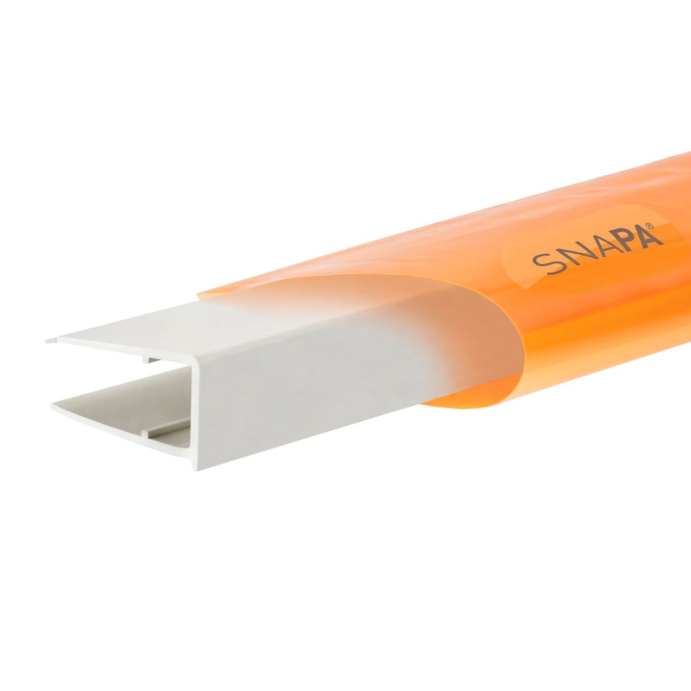 Snapa 10mm PVC Drip Trim White 2.1m Snapa 10mm PVC Drip Trim White 2.1m