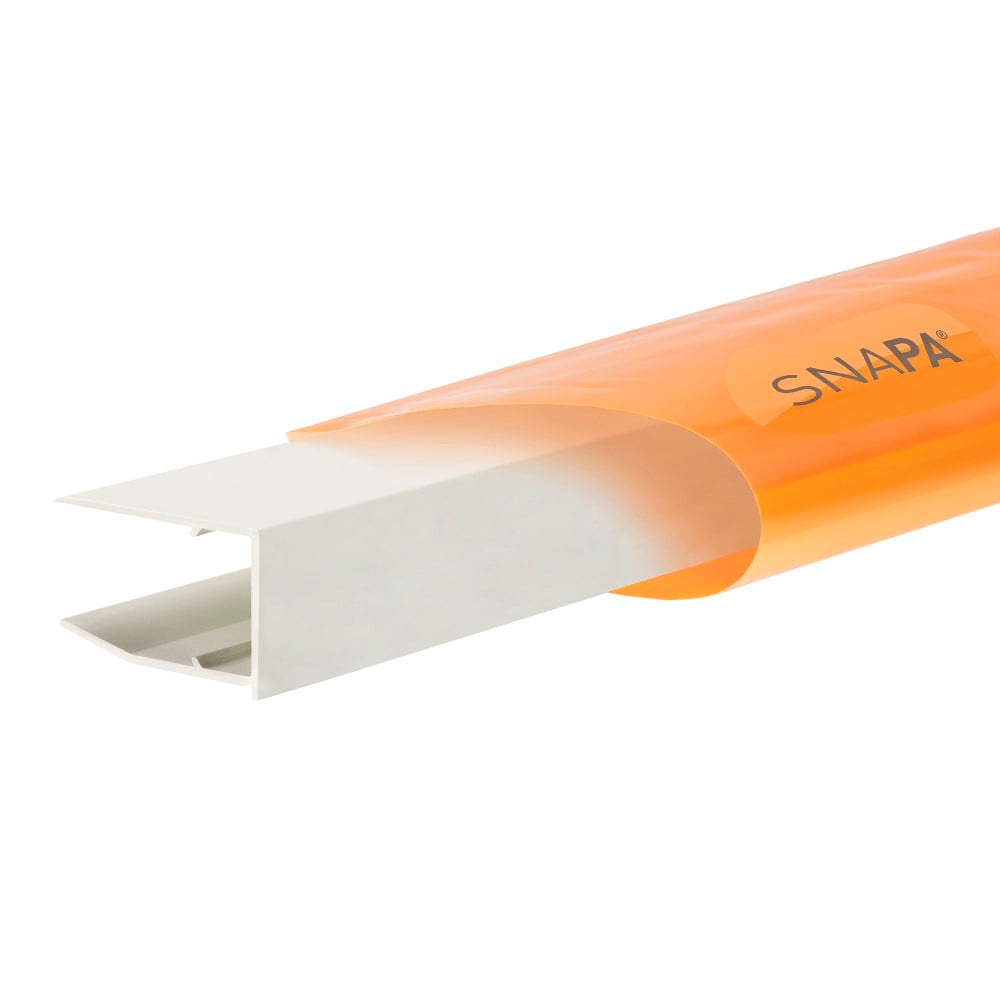 Snapa 16mm PVC Drip Trim White 2.1m Snapa 16mm PVC Drip Trim White 2.1m