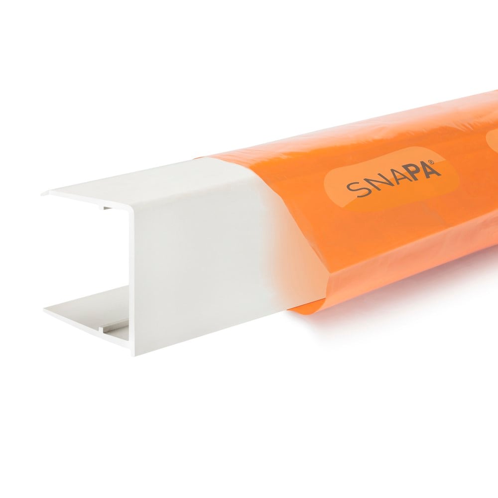 Snapa 25mm PVC Drip Trim White 2.1m Snapa 25mm PVC Drip Trim White 2.1m