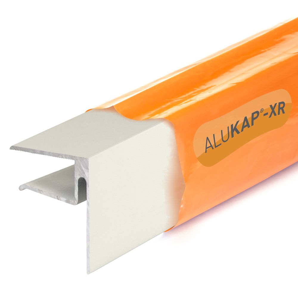 Alukap-XR 16mm End Stop Bar 3m White