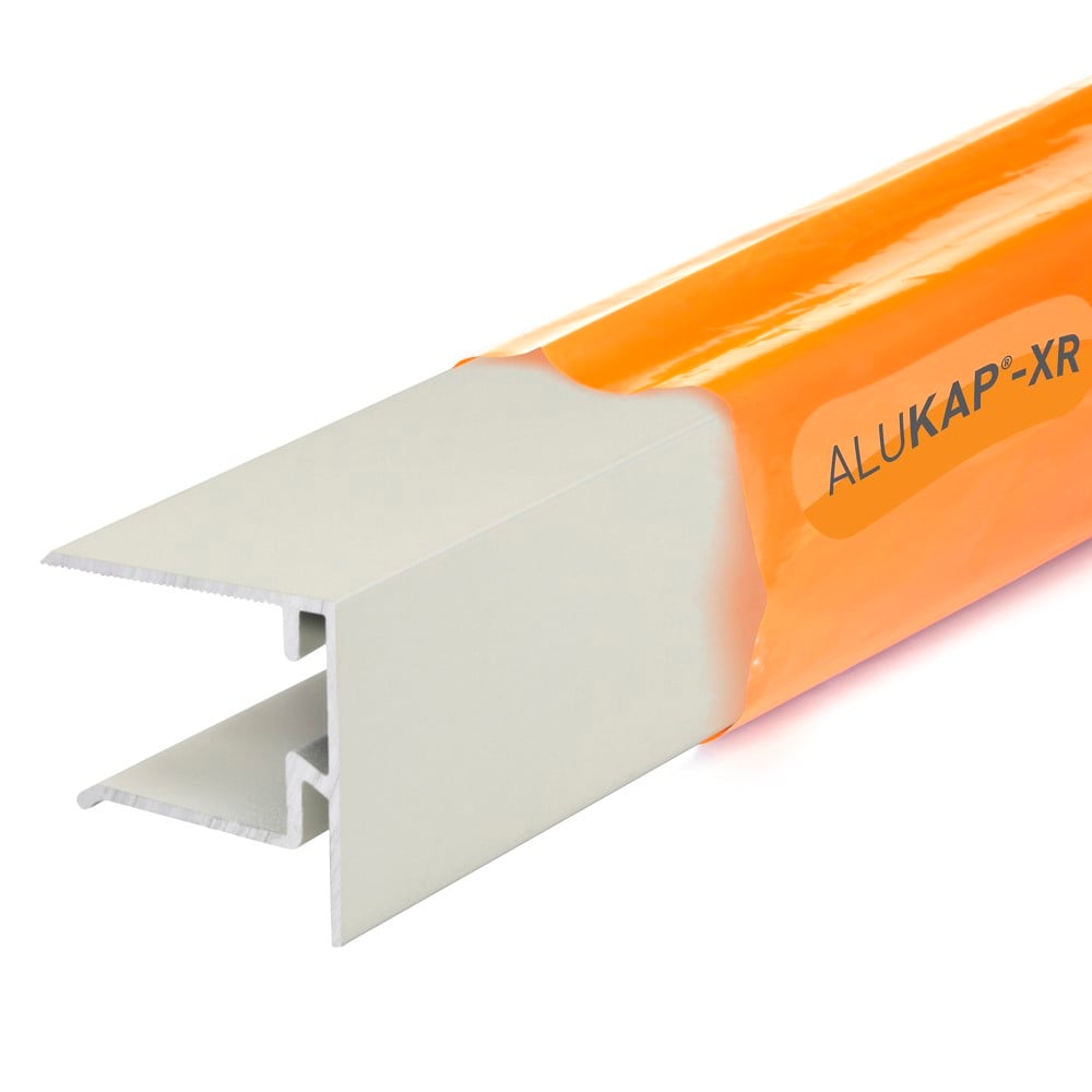 Alukap-XR 25mm End Stop Bar 3m White Alukap-XR 25mm End Stop Bar 3m White
