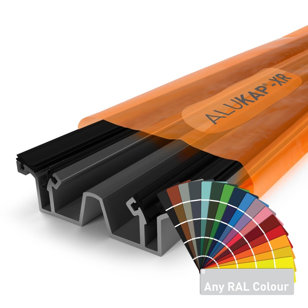 Alukap-XR Valley bar With Gaskets (20mm | 80mm x 4,800mm) Alukap-XR Valley bar With Gaskets (20mm | 80mm x 4,800mm)