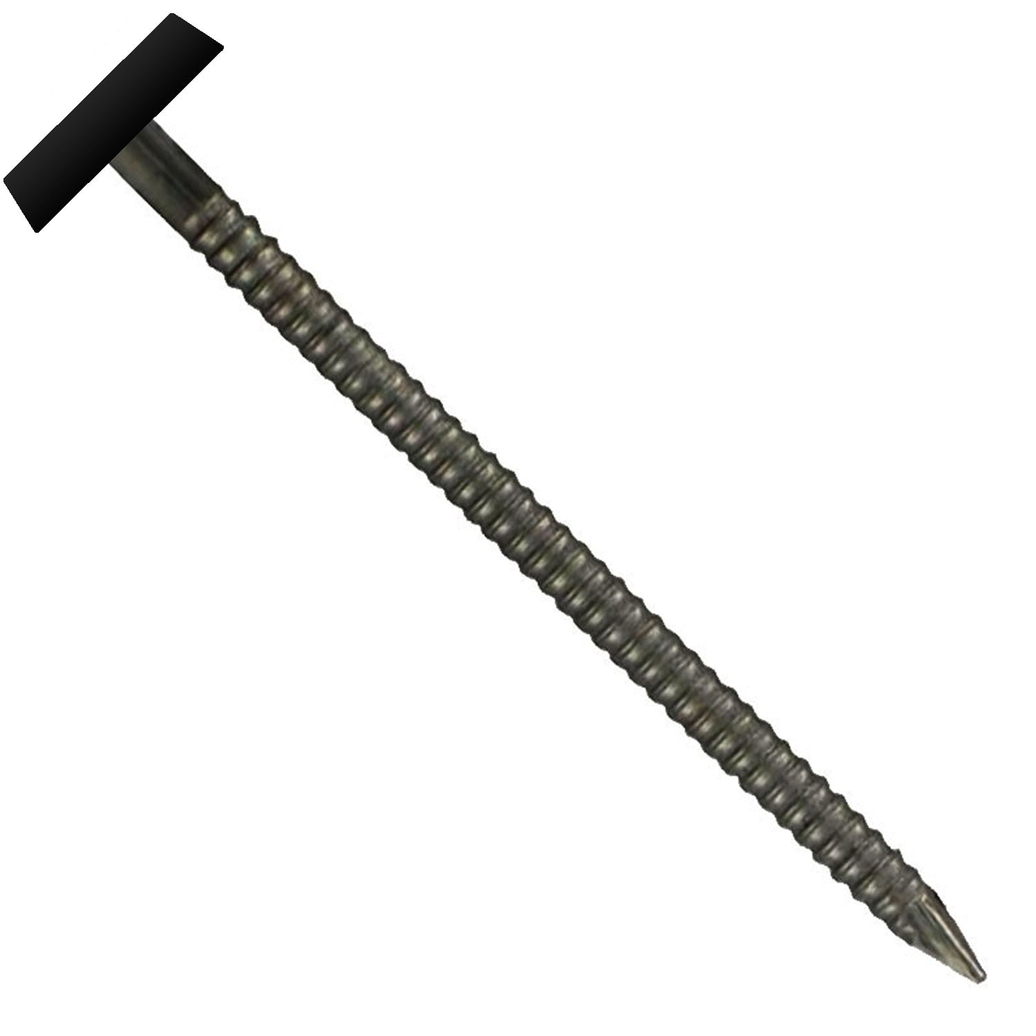 Black 65mm Plastic Headed Nails (100) Black 65mm Plastic Headed Nails (100)