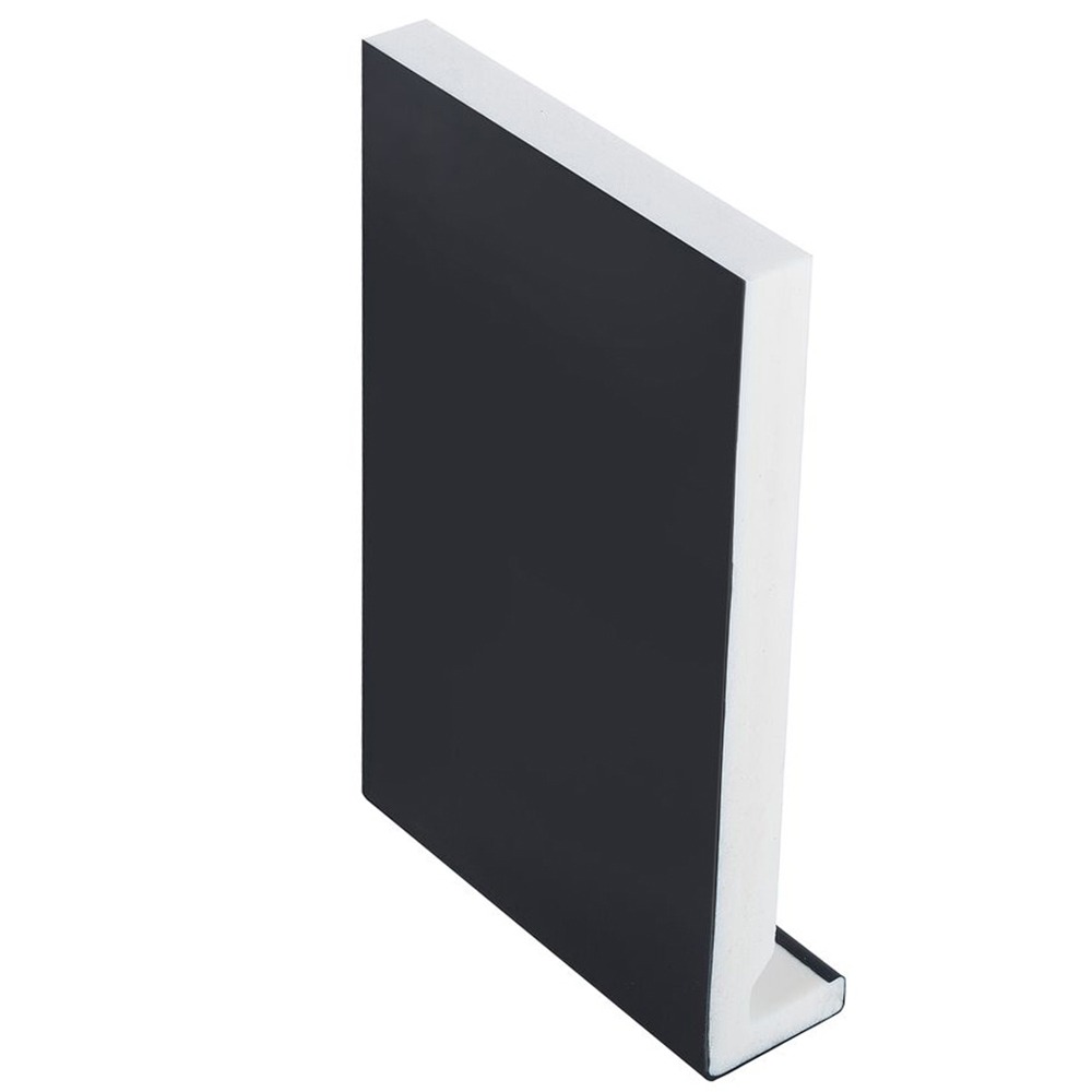 Black Square 16mm x 250mm Square Fascia Board (5m) Black Square 16mm x 250mm Square Fascia Board (5m)