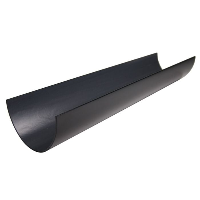 Black 114mm Deep Gutter (4m)