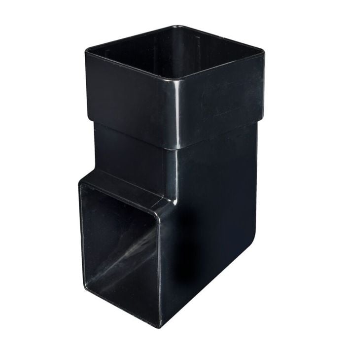 Black 65mm Square Shoe