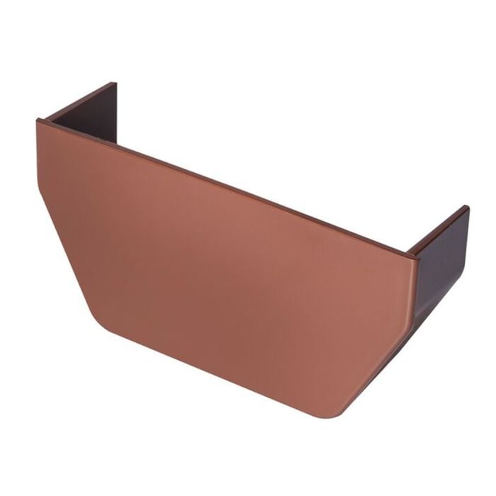 Brown 117mm Square Internal Stopend