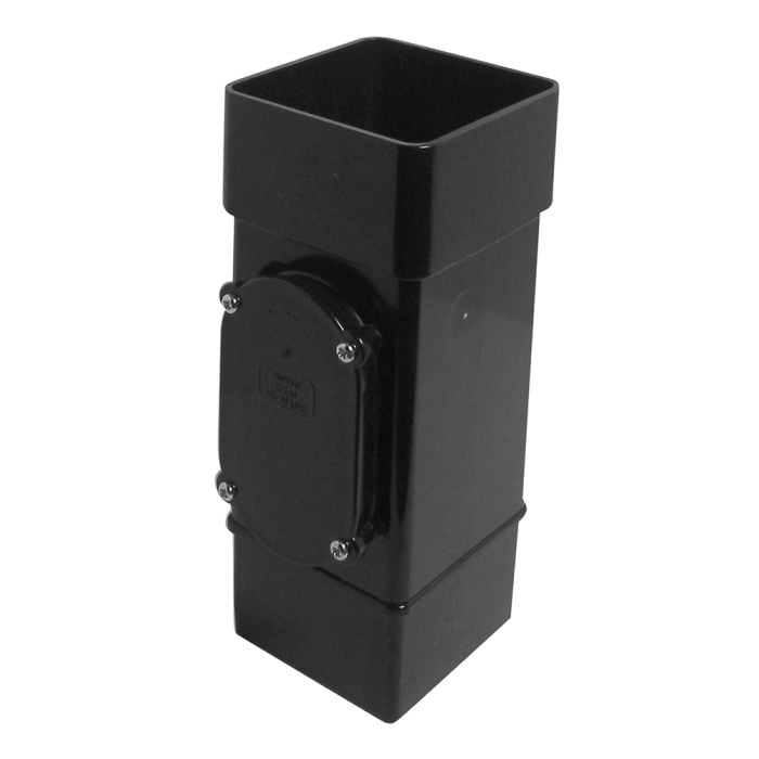 Black 65mm Square Access Pipe