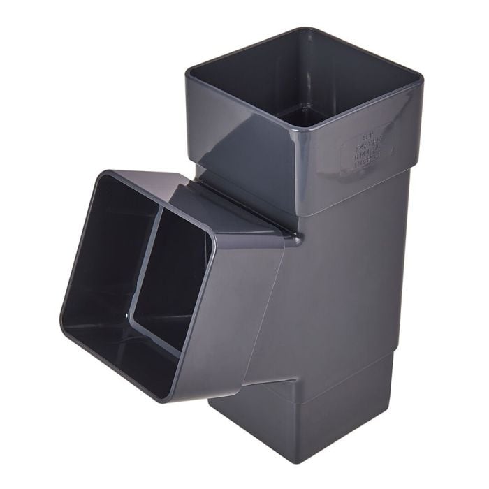 Anthracite Grey 65mm Square 67.5 Degree Branch (Kayflow)
