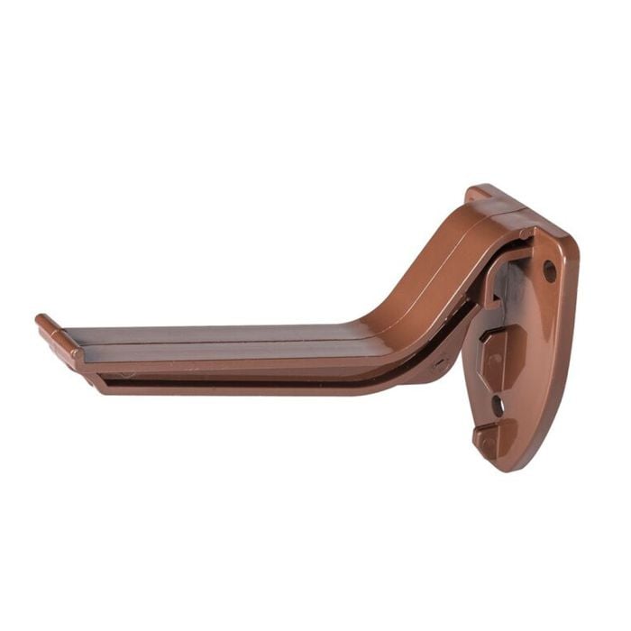Brown 120mm Ogee Top Hung Gutter Fascia Bracket
