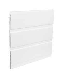 White 9mm x 300mm Hollow Soffit Board Push Fit (5m)