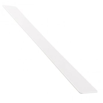 Brilliant White Square 50mm x 250mm End Cap (9mm or 16mm boards)