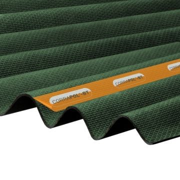 Corrapol BT Corrugated Bitumen Sheet (40mm | 930mm x 2,000mm)