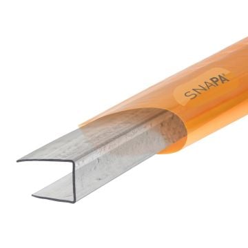 Snapa 16mm Clear Polycarbonate C section (2m)