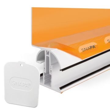 Snapa Wall Side Bar White 2.5m