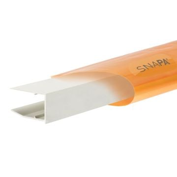 Snapa 16mm PVC Drip Trim White 2.1m