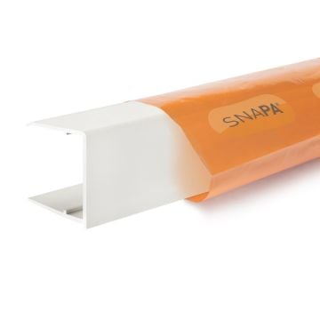 Snapa 25mm PVC Drip Trim White 2.1m