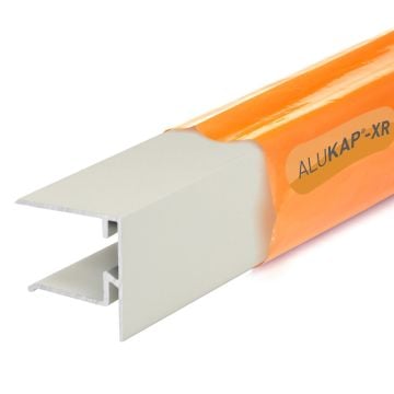 Alukap-XR 25mm End Stop Bar 3m White