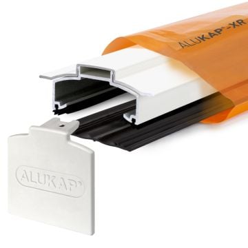 Alukap-XR Hip Bar with 45mm rafter gasket (3m | White)