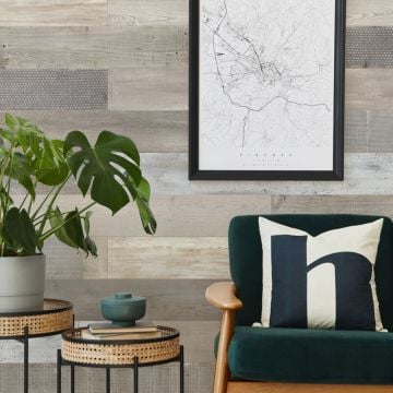 Light Vintage Wood Wall Panel Sample