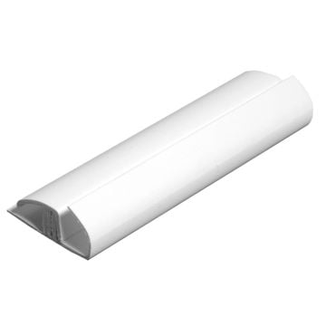 White 8mm - 10mm Bathroom Panel Multipurpose Trim (2.6m)