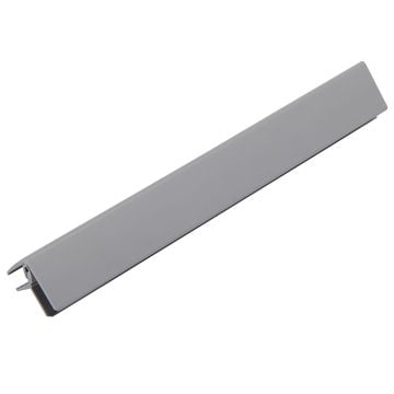 Cold Grey 5mm - 8mm Wall Panel 2 Part Universal Corner (2.6m)