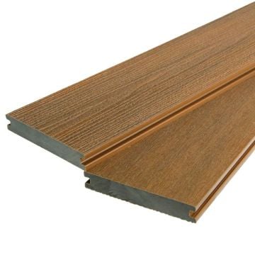 Ecodek Evolution Oak Solid Composite Decking Board - 3.6m
