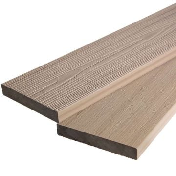 Ecodek Evolution Composite Decking Starter Board – Ash – 3.6m