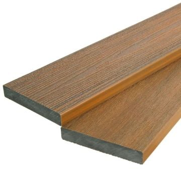 Ecodek Evolution Composite Decking Starter Board – Oak – 3.6m