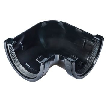 Black 114mm Deep 90 Degree Angle 