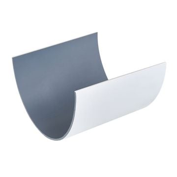 White 114mm Deep Gutter (4m)
