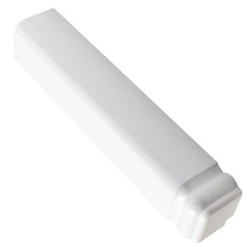 Brilliant White Ogee 90 degrees External Corner 300mm (8mm boards)