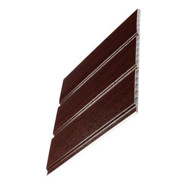 Rosewood 9mm x 300mm Hollow Soffit Board Push Fit (5m)