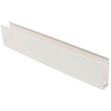 Light grey two part top edge trim for Kavex external cladding (5m)