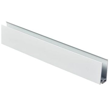 Light blue two part top edge trim for Kavex external cladding (5m)