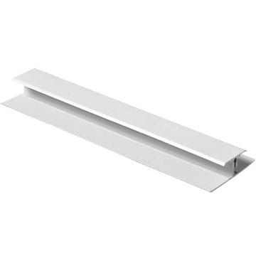 Light grey two-part centre joint trim for Kavex external cladding (5m)