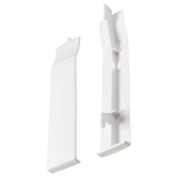 White 150mm cover joint for Kavex external cladding (Kestrel)