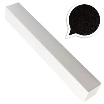 Black Ash Square 90 degrees External Corner Slimline 40mm x 500mm (9mm or 16mm boards)
