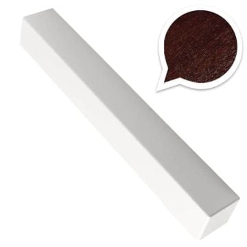 Rosewood Square 90 degrees External Corner Slimline 40mm x 500mm (9mm or 16mm boards)