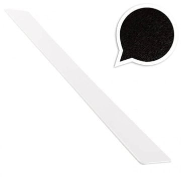 Black Ash Square 50mm x 250mm End Cap (9mm or 16mm boards)