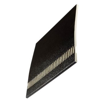 Black Ash 9mm x 400mm Vented Soffit Board (5m)
