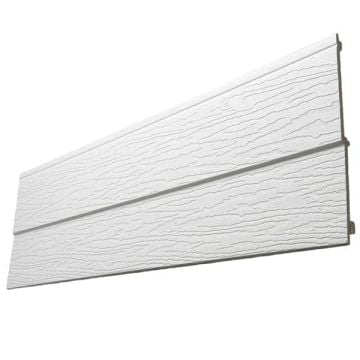 Light Grey Textured 270mm Feather edged Shiplap Cladding (5m)